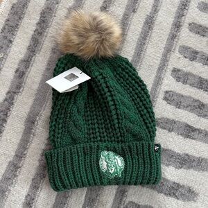 Celtics winter hat with pompom